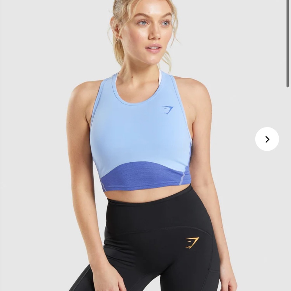 Gymshark womens Pulse Crop Tank